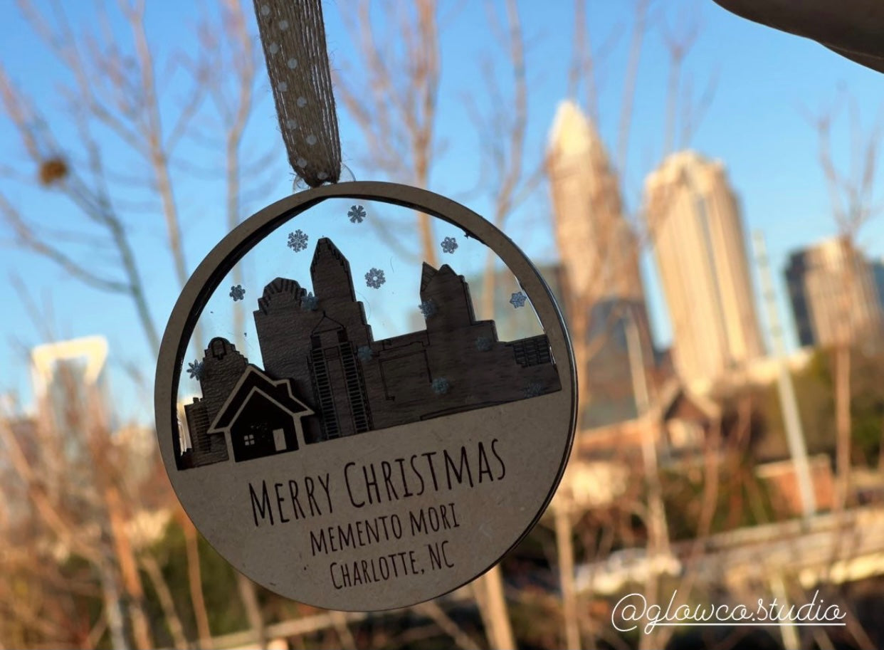 Charlotte, NC Skyline Ornament