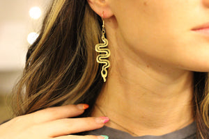 Snake Zig-Zag Earrings