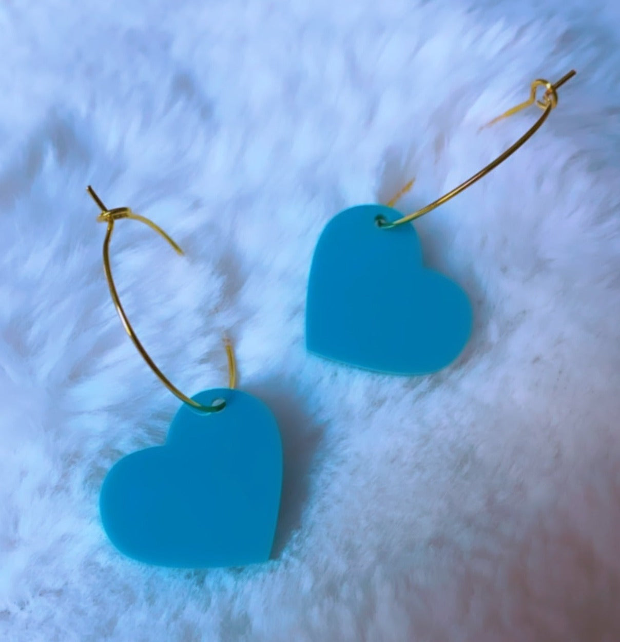 Teal Heart Hoops